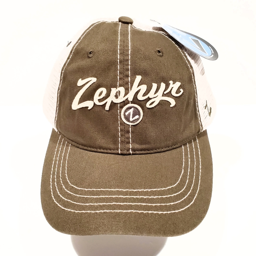 Zephyr Brand Custom Circle Z Gray Trucker Baseball Cap Hat Unisex OSFM NWT - Picture 7 of 12